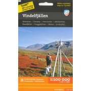 Vindelfjällen 1:100 000 Calazo